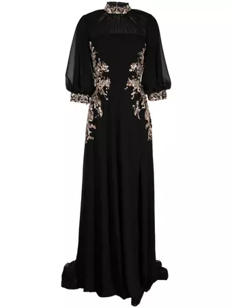 Saiid Kobeisy sequin-embellishment Long Dress