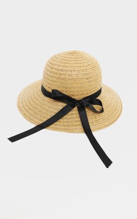 Natural Straw Sun Hat | PrettyLittleThing