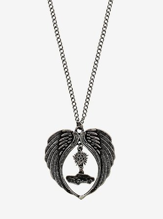 Supernatural Castiel Wings & Baby Necklace