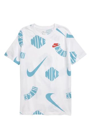 Nike Sportswear Palm Collage Print T-Shirt (Little Boys & Big Boys) | Nordstrom
