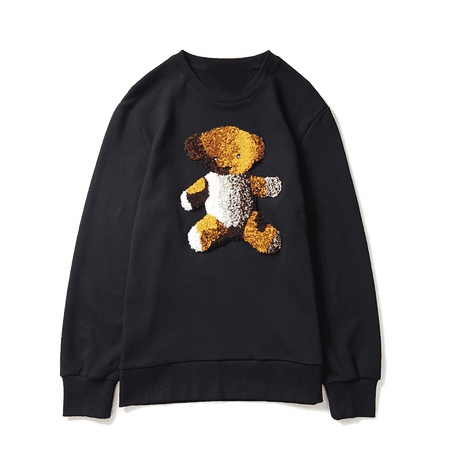 JESSICABUURMAN – MEN - KOLAE Bear Embellished Sweatshirt