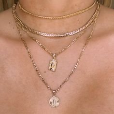 gold necklaces