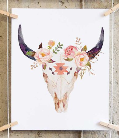 boho wall art printable boho nursery decor cow print cow