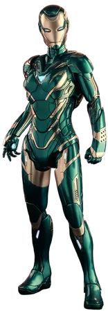 Iron Man Rescue Armor Suit Figure PNG