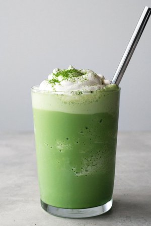 blended green matcha