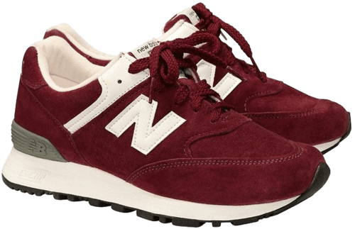 maroon new balance running shoes