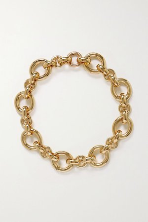Gold Calle gold-plated necklace | Laura Lombardi | NET-A-PORTER