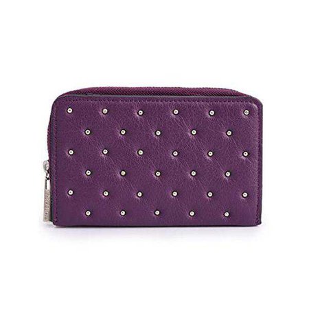 Fashiontage - Purple Leather Wallet - 954888060989