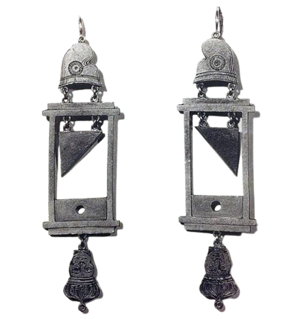 Guillotine earrings from 1793