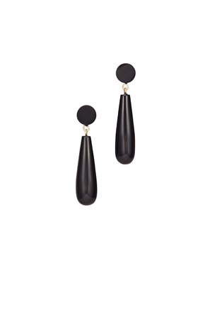Black Rutland Earrings by Area Stars for $6 | Rent the Runway