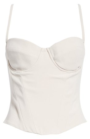 HOUSE OF CB Shanna Crepe Corset Top | Nordstrom