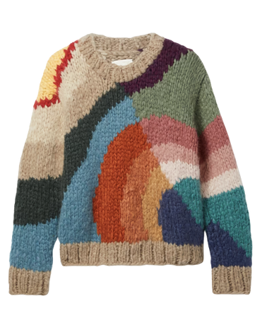 SUZIE KONDI Emilia Jooshi intarsia cashmere sweater
