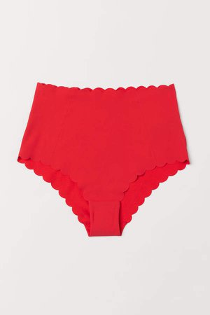 Bikini Bottoms High waist - Red