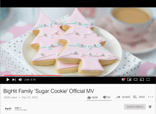 BigHit Family 'Sugar Cookie' Official MV