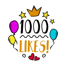 thank you for 1000 likes - Google Search