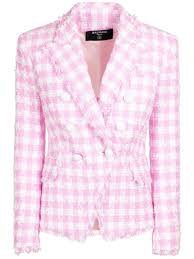 pink gingham blazer - Google Search