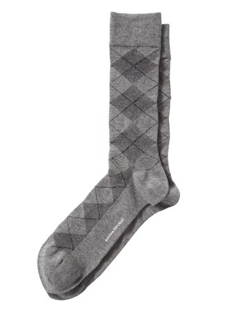 Luxe Birdseye Argyle Sock | Banana Republic® EU