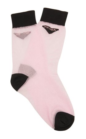 Prada Pink & Black Socks