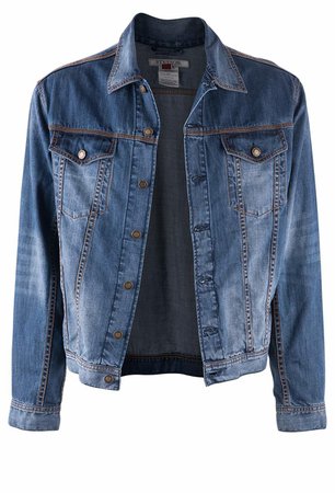 blue jean jacket open - Google Search