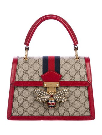 Gucci Small Queen Margaret GG Supreme Top Handle Bag - Handbags - GUC255216 | The RealReal