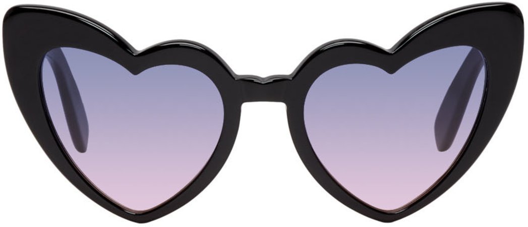 Saint Laurent: Black New Wave Lou Lou Sunglasses | SSENSE