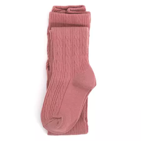 Old Rose Cable Knit Tights – Little Stocking Company