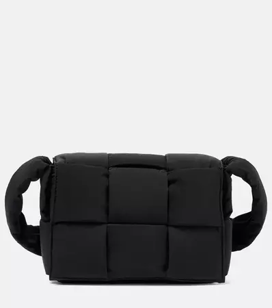 Candy Padded Tech Cassette Shoulder Bag in Black - Bottega Veneta | Mytheresa