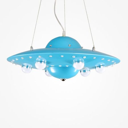 blue ufo ceiling light