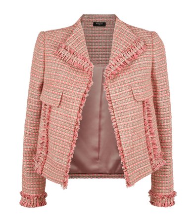 Paule Ka PINK Tweed Jacket | Harrods.com