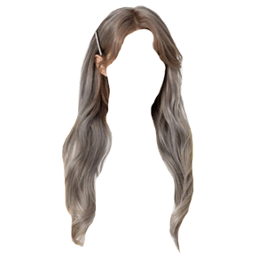 Brown Grey Gray Hair PNG
