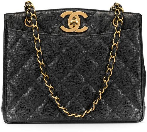 Chanel Pre Owned 1995 quilted CC tote bag
