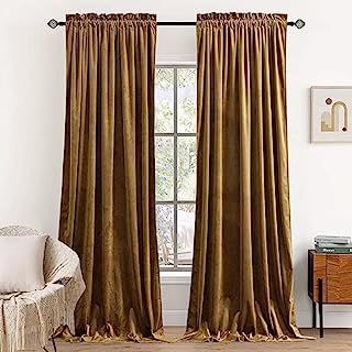 Amazon.com: Timeper Burnt Orange Linen Curtains 84 inch Length for Bedroom Rustic Fall Decor Back Tab Rod Pocket Semi Sheer Curtains, Privacy Added Light Filtering for Dining, Sliding Door, Hall, 2 Panels : Home & Kitchen