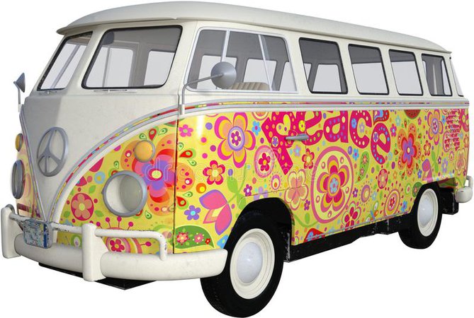 60s vw hippie van