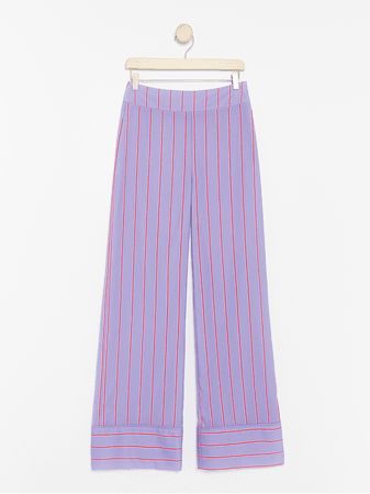 Lavender striped pants