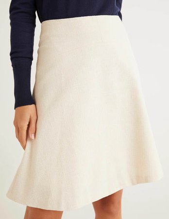 Catherick Textured Mini Skirt - Ivory