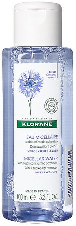 Travel Floral Water Make-up Remover with Soothing Cornflower