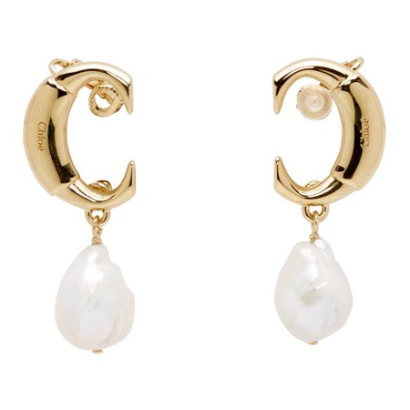 chloe pearl earrings - Google Search