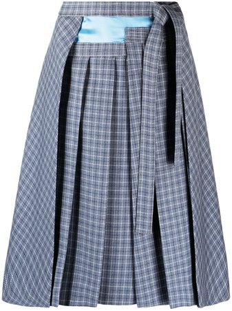 Shop Marni side tie-fastening skirt with Express Delivery - FARFETCH