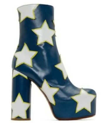 chunky boots with stars