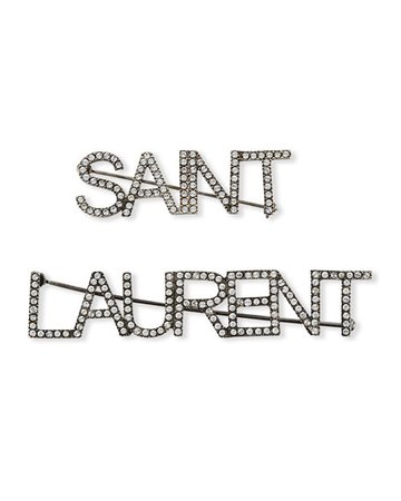 Saint Laurent Saint Laurent Brooches, Set of 2