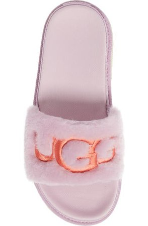 UGG® Laton Genuine Shearling Sandal (Women) | Nordstrom