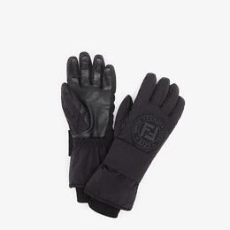 Ski gloves in black tech nylon - SKI GLOVES | Fendi