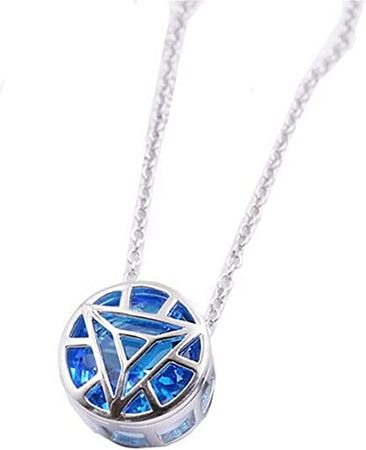 Amazon.com: yStore1 Necklace Pendant Arc Reactor Round 925 Silver Pendant Necklaces Jewelry for Men Women Cosplay Jewellery: Clothing, Shoes & Jewelry