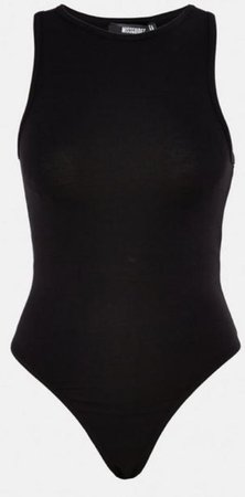 black shapewear bodysuit