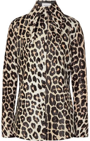 Seymour Leopard-print Calf Hair Shirt - Leopard print
