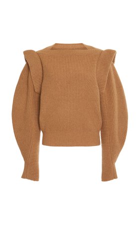 Jody Ruffled Wool-Cashmere Sweater by Isabel Marant | Moda Operandi