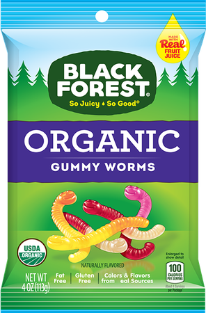 Shop Organic Gummy Worms | Black Forest Snacks