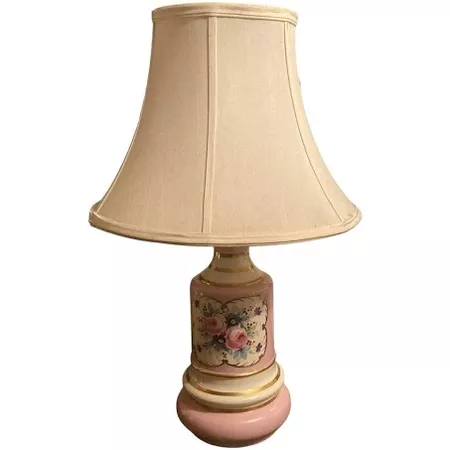 1940s vintage rose lamp