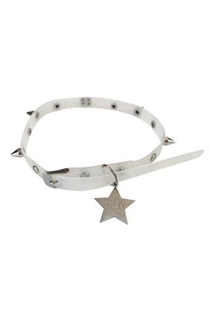 Clear Star Spiked Vinyl Choker - Tunnel Vision - Accessories