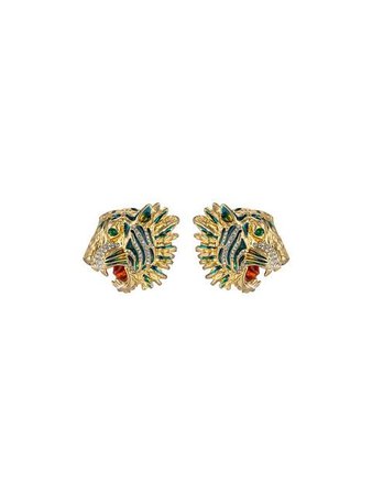Gucci Tiger head earrings $820 - Shop SS19 Online - Fast Delivery, Price